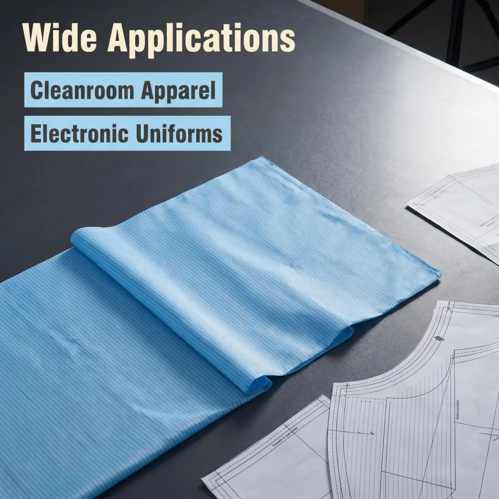 Carbon Stripe ESD Anti-static Fabric HD Photo 3