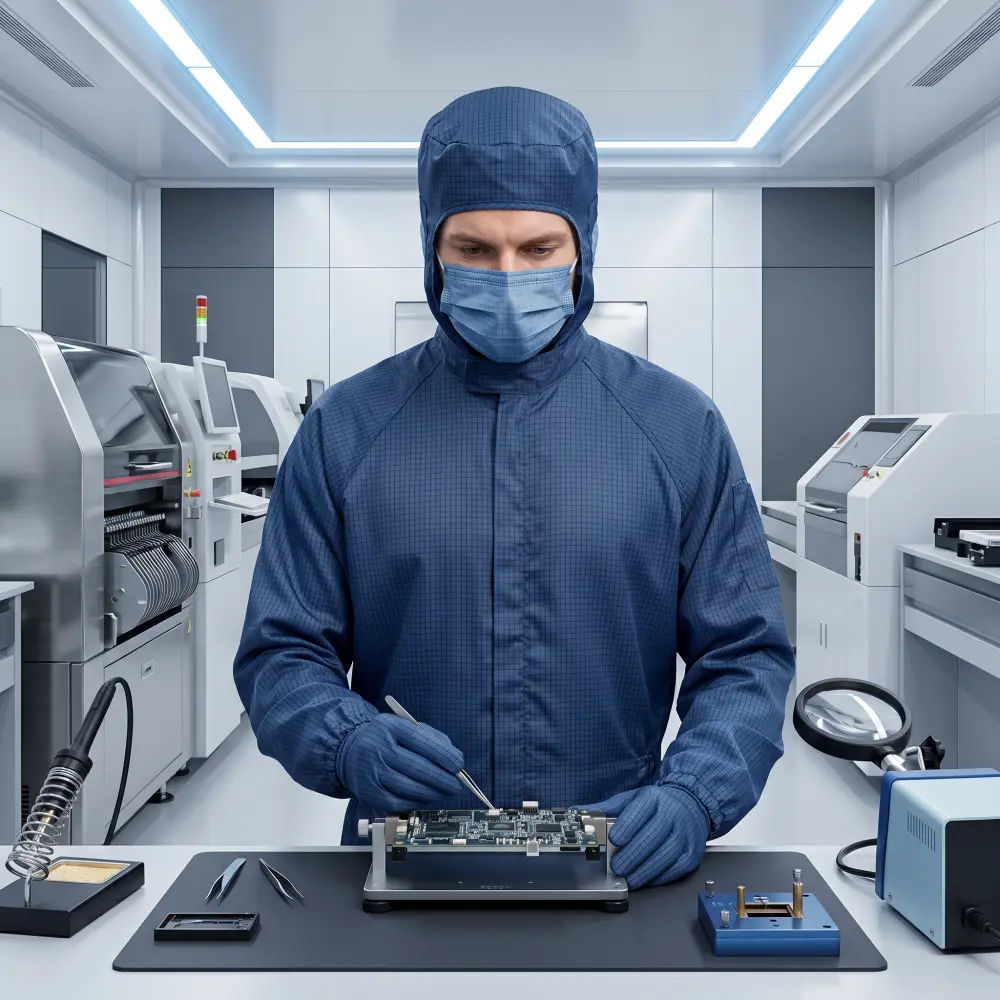 Carbon Grid ESD Anti-static Fabric Product Image 1