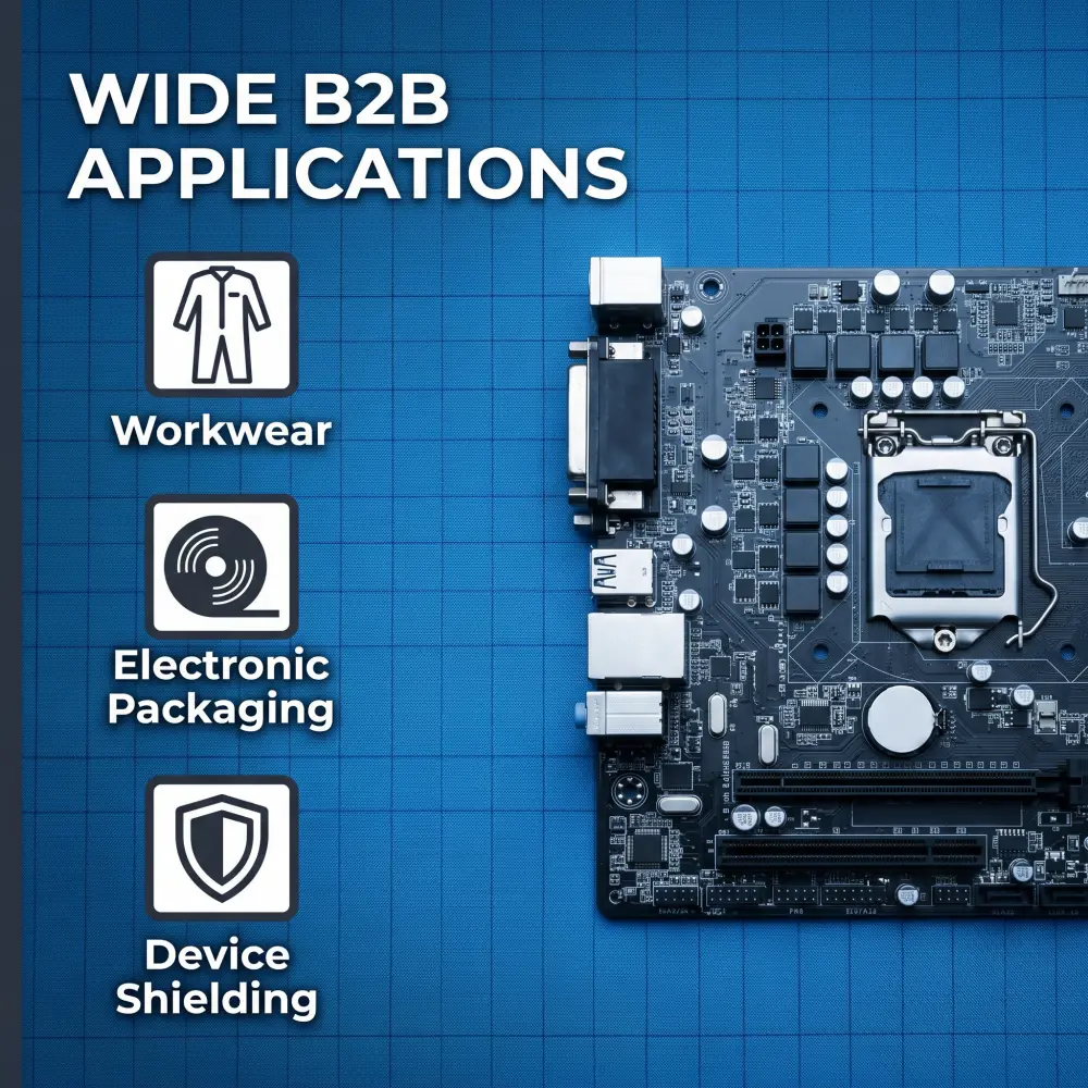 Carbon Grid ESD Anti-static Fabric manufacturer 4