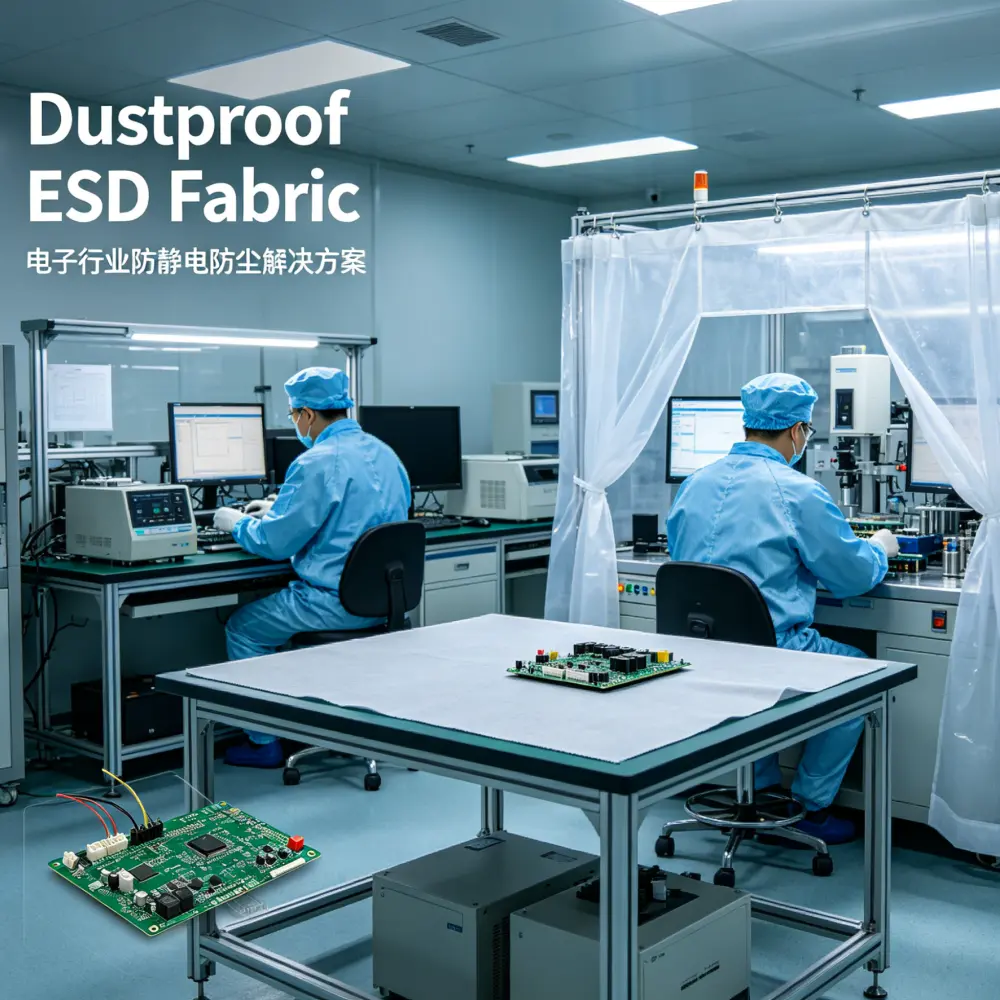 Dustproof ESD Anti-static Fabric manufacturer 4