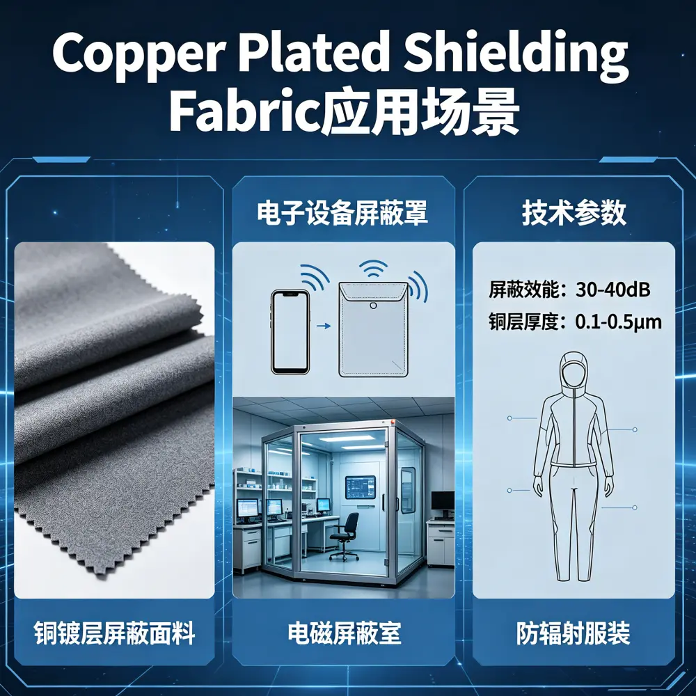 Copper Plated Shielding Fabric Product Image 2
