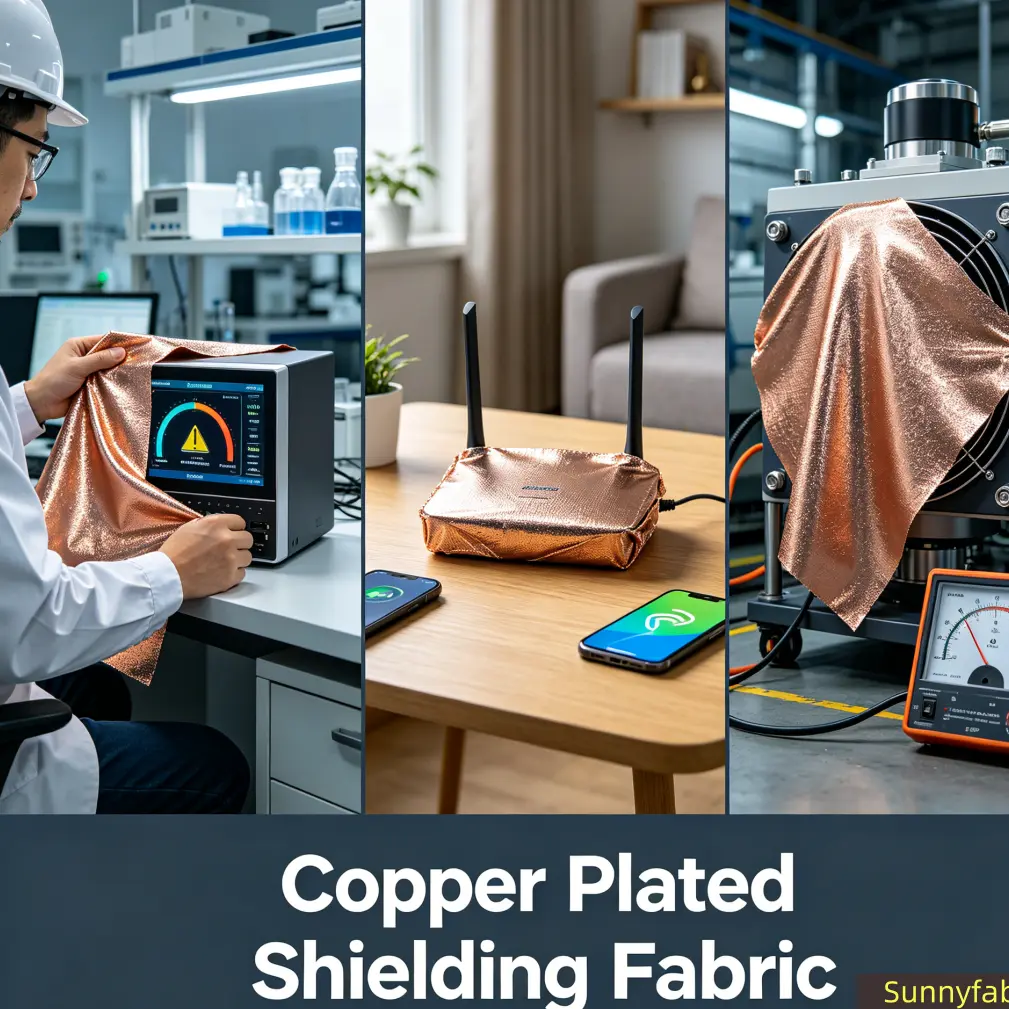 Copper Plated Shielding Fabric HD Photo 3