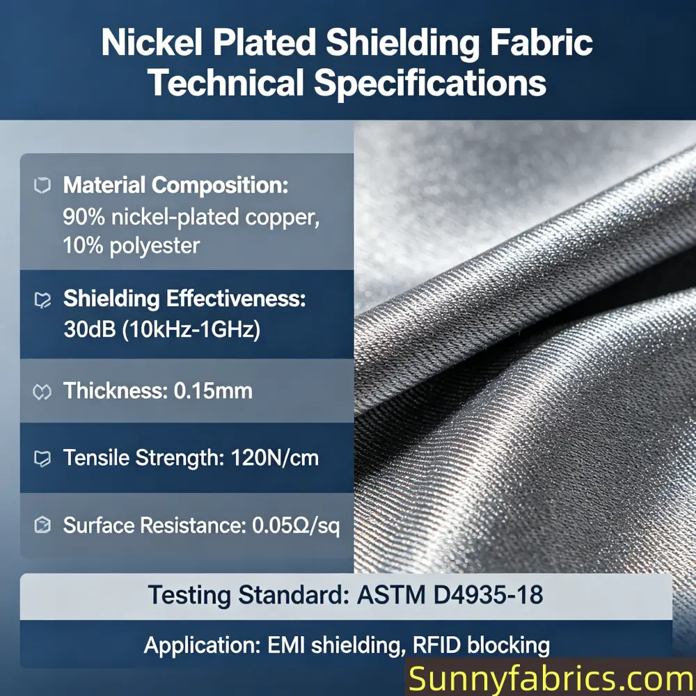 Nickel Plated Shielding Fabric HD Photo 2