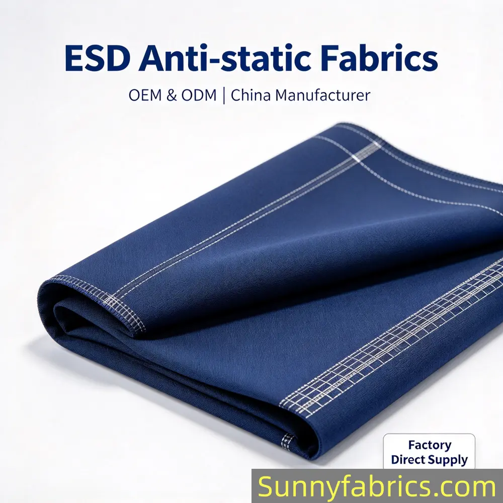 ESD Anti Static Fabrics OEM ODM Manufacturing Solu 01