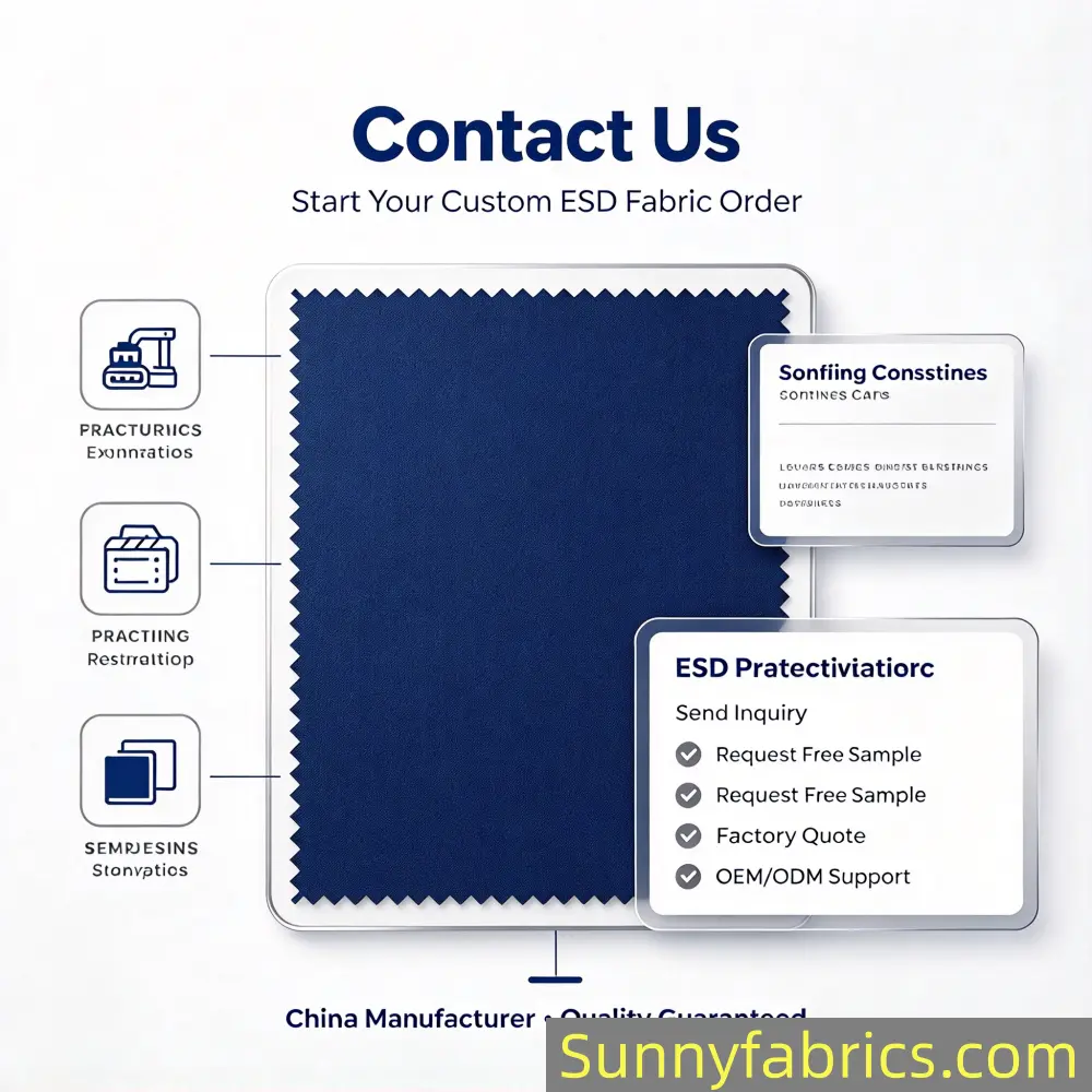 Anti-Static & Conductive Fabric Solutions – OEM/ODM Partner in China | Sunny Fabrics