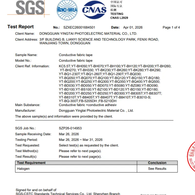 certification-conductive-fabric-tape-china-manufacturer
